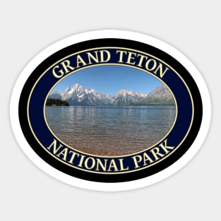 Jackson Lake at Grand Teton National Park in Wyoming Sticker